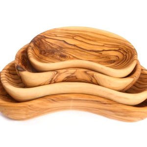 Olive Wood Plates-4 pcs