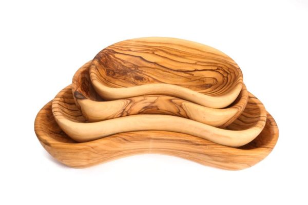 Olive Wood Plates-4 pcs