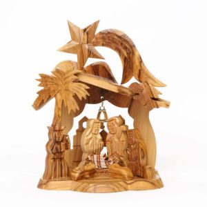 Olive Wood Nativity Scene_ Star of Bethlehem