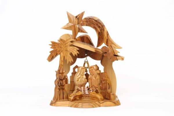 Olive Wood Nativity Scene_ Star of Bethlehem
